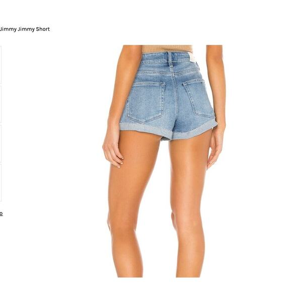 Paige Jimmy Jimmy Distressed Jean Shorts Size 26 - Picture 2 of 11